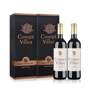素材-酒类行业素材(16)-法国（原瓶进口）维纳斯贝壳干红葡萄酒
